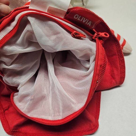 Zoobies Play Sleep Love OLIVIA Pig Doll Striped Plush Soft Tag PJ Storage 2010 - Picture 12 of 13